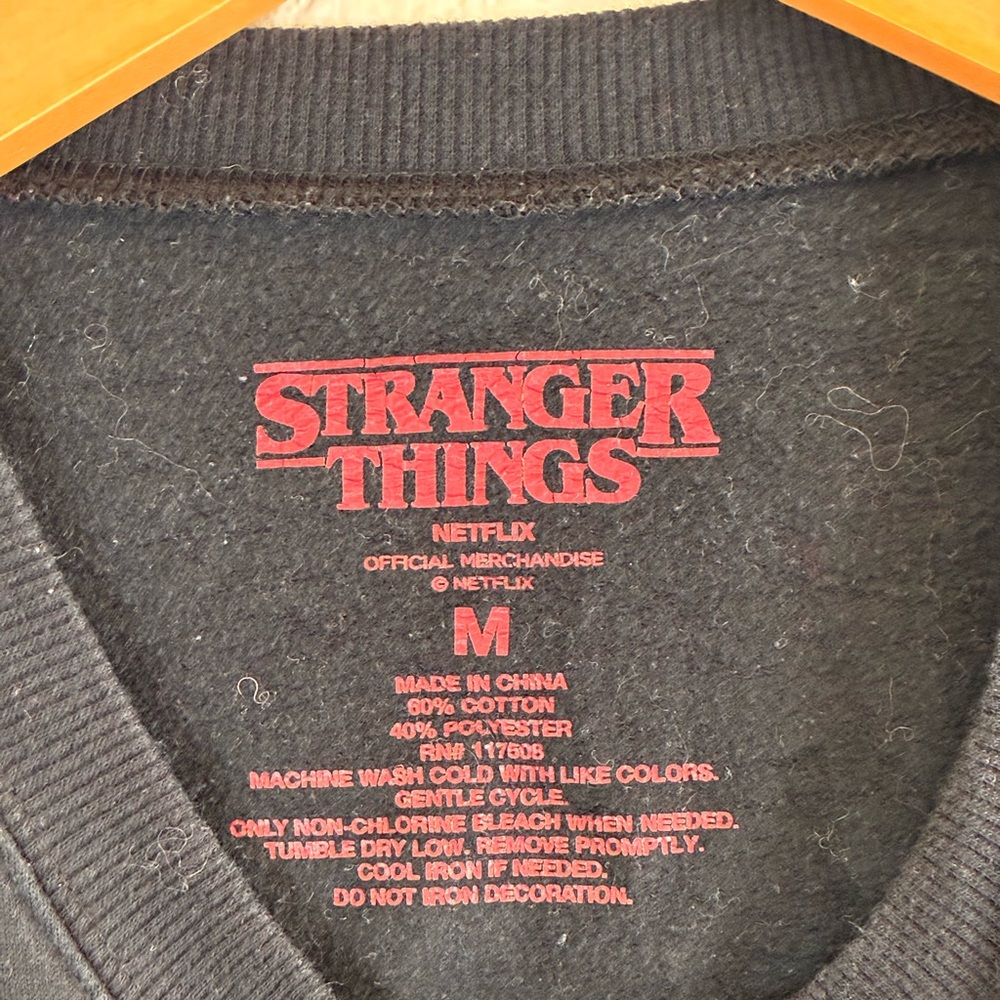 Stranger Things | Netflix cotton crewneck graphic tee sweatshirt - Picture 2 of 12